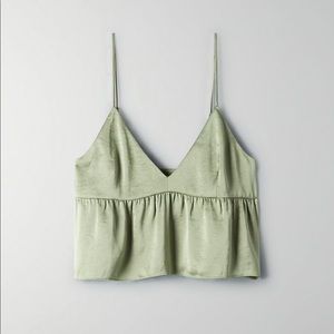 ISO Aritzia Little Moon Green Lover Camisole